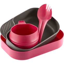 Kit Piatti E Posate Camp-A-Box Light Raspberry