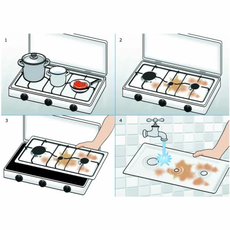 Parker® Fornello A Gas 3F Inox - immagine 4